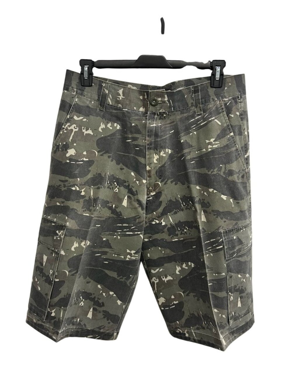 Access 38 Mens Green Black Camo Cargo Shorts Outdoor Forestcore Naturecore